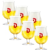 thumbnail of Duvel bierglazen op voet - 33cl - 6 stuks - Bier Glas - Bolle Vorm
