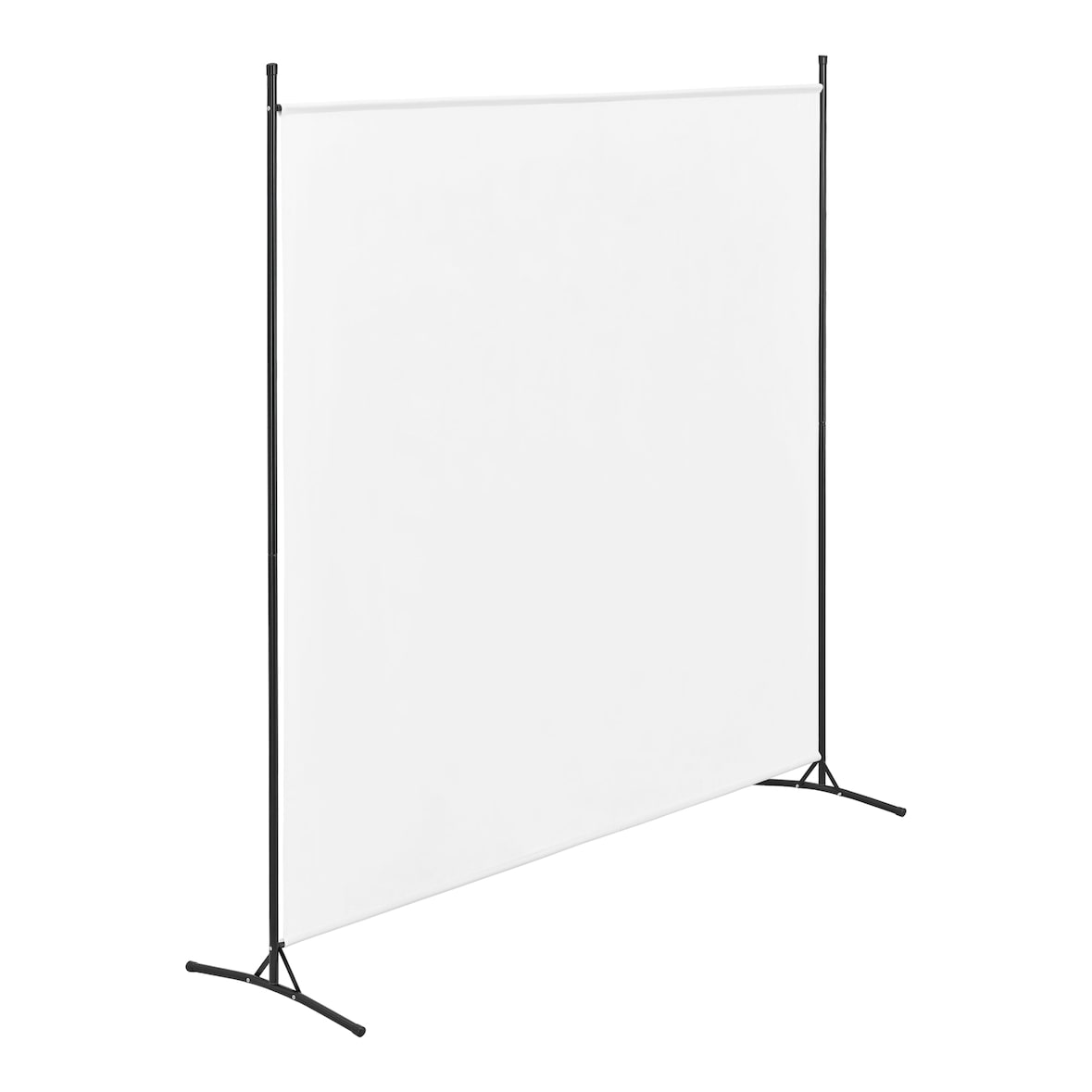 Helloshop26 - Paravent de confidentialité 176 x 175 cm blanc 03_0008051