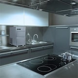 thumbnail of Powericer XXXL Eiswürfelmaschine 260W 50kg/Tag 10kg Behälter Edelstahl Silber