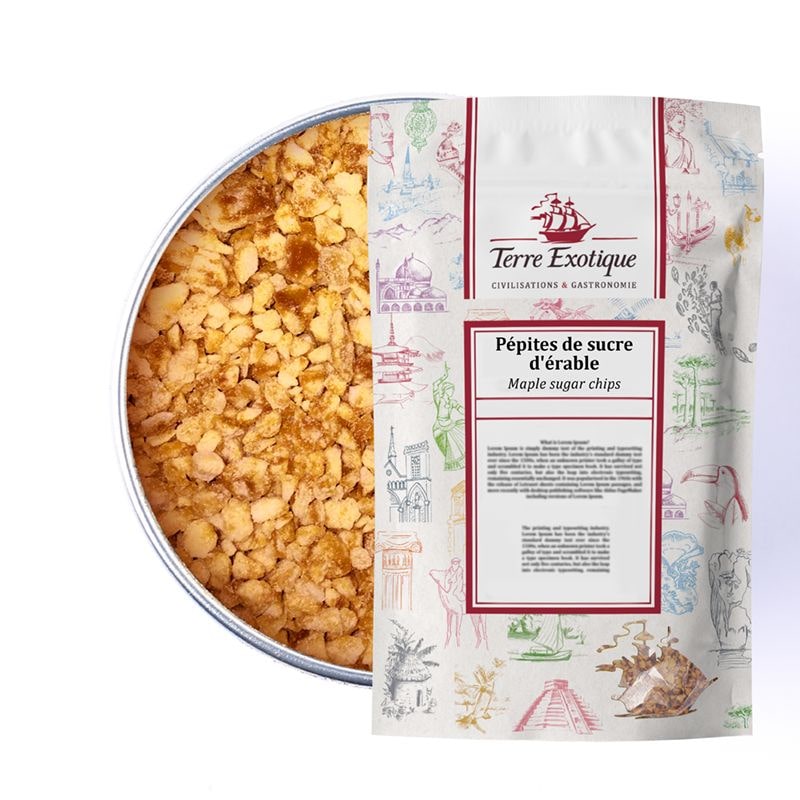 TERRE EXOTIQUE Pépites de sucre d'érable 1 kg