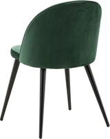 thumbnail of Carry Essgruppe Tisch Ø110cm, 4 Stühlen Velour grün.
