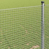 thumbnail of vidaXL Geschweißter Drahtzaun Silber 0,4 x 10 m Stahl