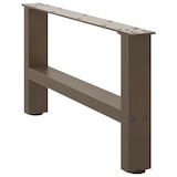 thumbnail of vidaXL Couchtischbeine Naturstahl 2 Stk. 70x(30-31) cm Stahl