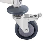 thumbnail of Carro de servicio 2 bandejas, acero inoxidable, plata, 86 x 54 x 93 cm (An x Pr x Al) EASYLINE 10067 Vaiotec