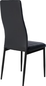 thumbnail of Esszimmerstuhl HADOR - Kunstleder Schwarz 41.5x40x99 cm | Essstühle Esszimmerstühle Küchenstühle Wohnzimmerstühle