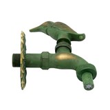 thumbnail of Nostalgie Auslaufventil Vogel 1/2 Zoll patiniertes Messing