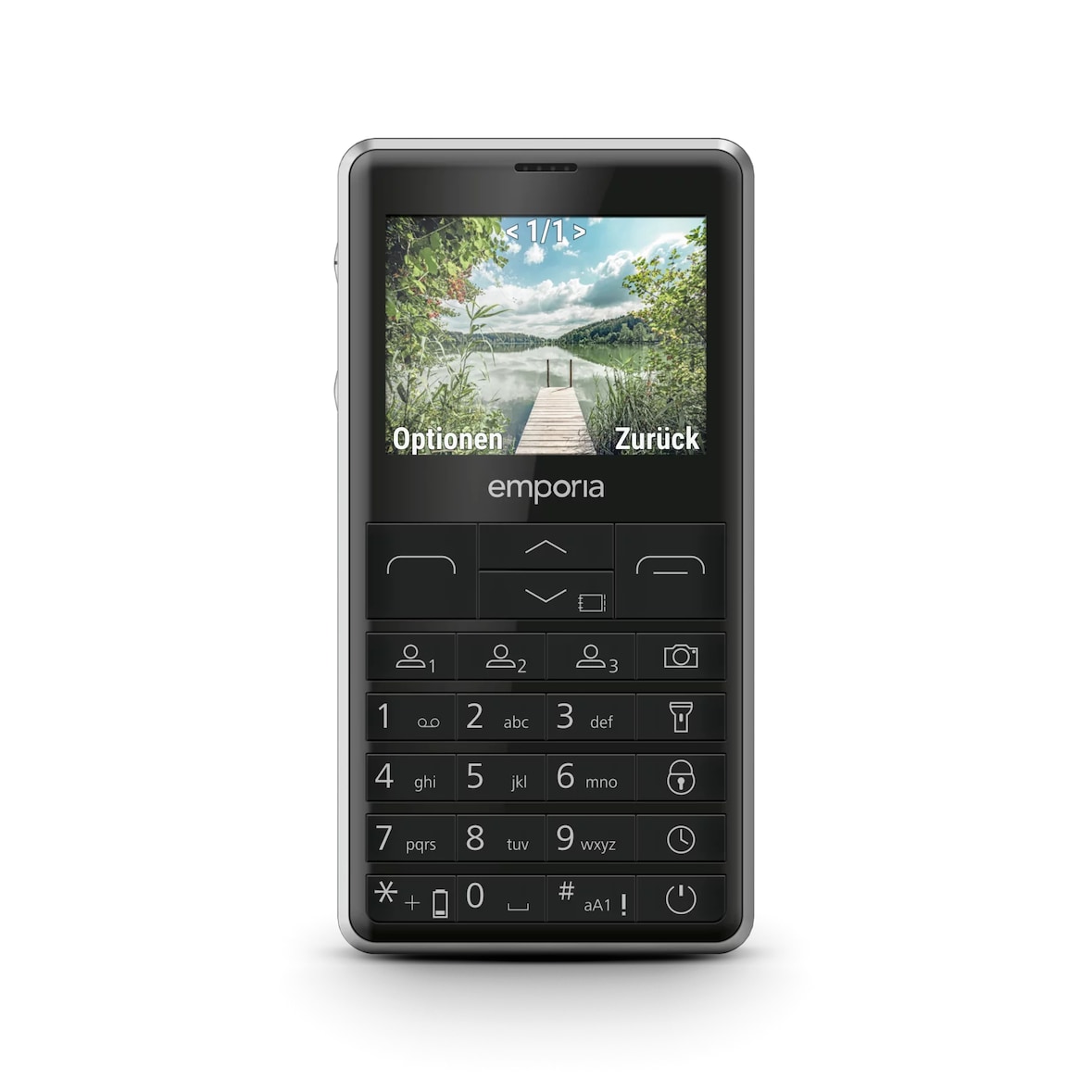 Emporia PRIME-LTE 5,87 cm (2.31") 107 g Schwarz Seniorentelefon