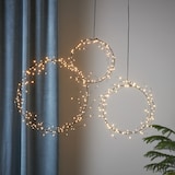 thumbnail of LED Kranz Draht Türkranz Wandkranz Leuchtkranz 200LED D: 35cm Innen