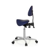 thumbnail of Kruk / Draaikruk / Werkstoel / Zadel TOP WORK 20 Kunstleer blauw hjh OFFICE