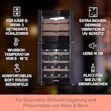 thumbnail of Klarstein El Dorado 89 Käse & Weinkühlschrank 2 Zonen Touch 89L LED Schwarz