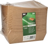 thumbnail of PAPSTAR 400 Snacktrays, Pappe "pure" 4 cm x 11 cm x 16 cm braun (89106, 8x50 Stück)