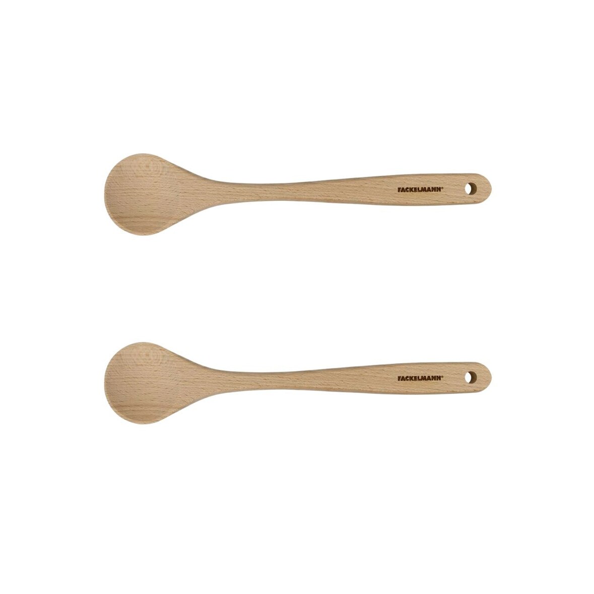 Set van 2 FSC-gecertificeerde houten keukenlepels van Fackelmann Eco Friendly
