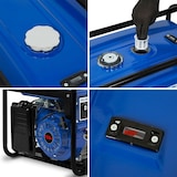 thumbnail of EBERTH 5500W Stromerzeuger, Notstromaggregat mit E-Start, 13PS Benzinmotor, 400V/230V/12V Anschlüssen, AVR & Ölmangelsicherung