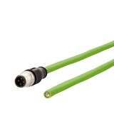 thumbnail of METZ CONNECT Anschlussleitung M12 Stecker 4-polig D-kodiert, 10 m