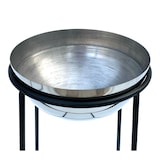 thumbnail of DanDiBo Blumenhocker Metall mit Topf Schwarz Silber 56 cm Blumenständer 96078 M Blumensäule Modern Pflanzenständer Pflanzenhocker