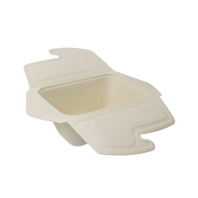 MONOUSO - Embalagem Box to Go Cana-de-Açúcar 17x13x7cm 750ml. (100 Uds)