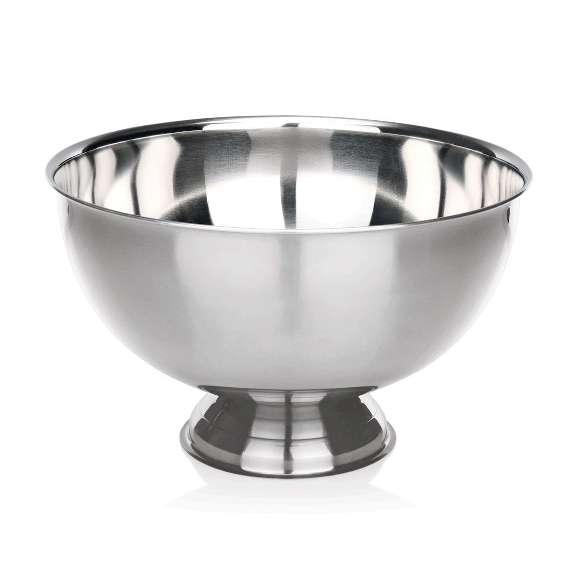 WAS Germany - Champagnerkühler, Ø 38 cm, edelstahlfarben, lackiert, Chromnickelstahl