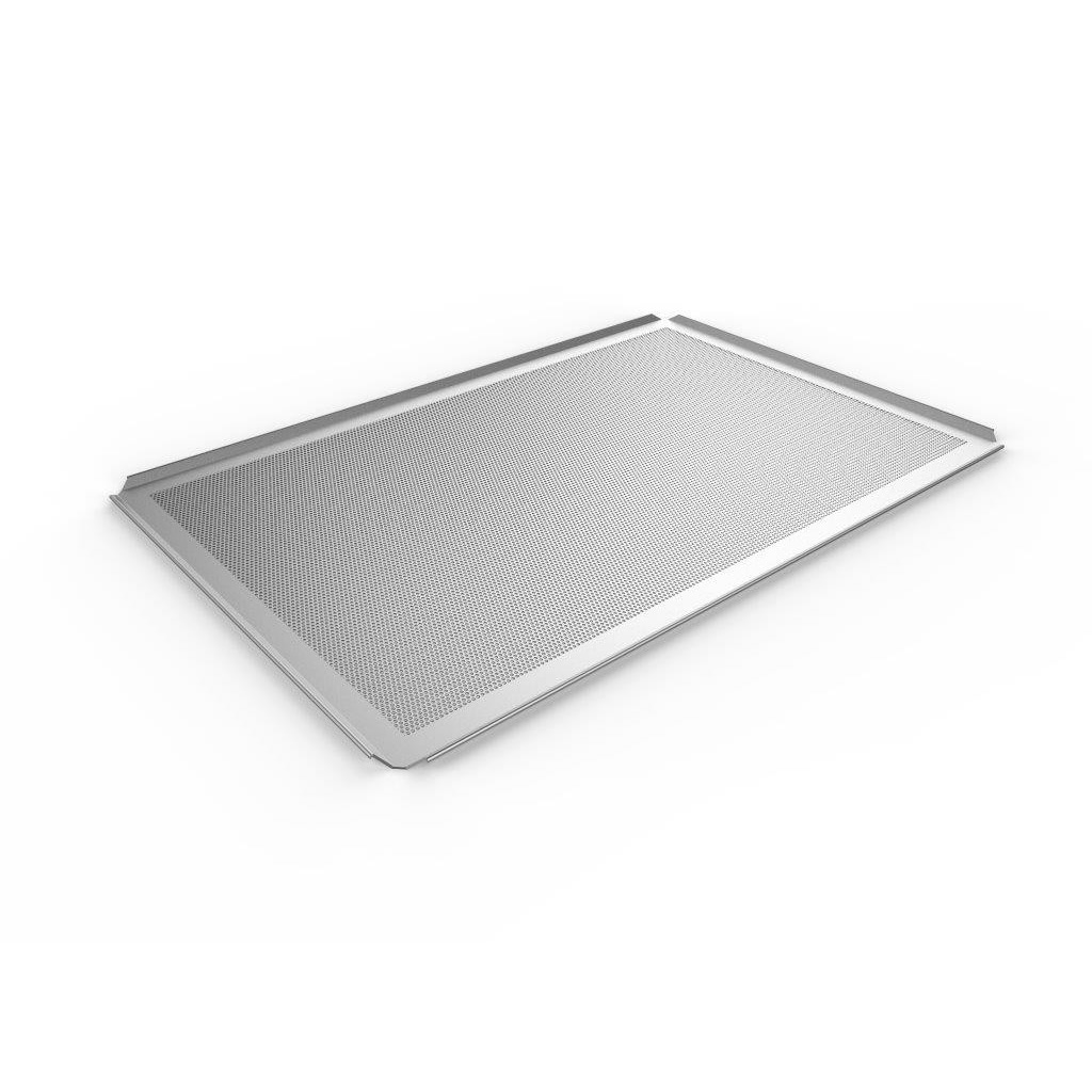 thermohauser Lochblech GN 1/1, gelochtes Blech aus Aluminium, unbeschichtet, 53,0 x 32,5 cm