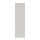 thumbnail of vidaXL Plissee Hellgrau 60x200 cm Stoffbreite 59,4 cm Polyester
