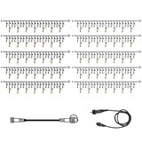 thumbnail of LED Lichtervorhang System Eisregen für Dachrinenn KOMPLETT SET 30m funkelnd