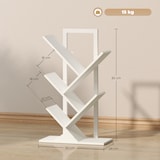 thumbnail of HOMCOM librería en forma de árbol de 5 niveles estantería de libros con 5 estantes para sala de estar oficina estudio dormitorio 50x24x82 cm blanco