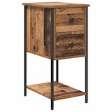 thumbnail of vidaXL Nachttisch 2 pcs Altholz 32 x 42 x 70 cm Holzwerkstoff