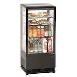 thumbnail of Mini vitrine ventilée positive 78 Litres, 4 faces vitrées, en plastique, noire, 180 W, 220 V - MONO