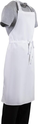 thumbnail of Delantal de camarero con cuello de pico Whites negro
