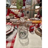 thumbnail of Trinkglas 9,5cm - Glas Mistel & Beeren Glasgeschirr Wasserglas Saftglas Limonadenglas Gläser Weihnachten Glasbecher Trinkbecher Cocktailglas Grün Rot