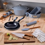 thumbnail of BERGNER - Batería de cocina 10 pcs Aluminio fundido y Antiadherente con Mango extraíble con Set de 5 Utensilios de Cocina de Silicona y Madera