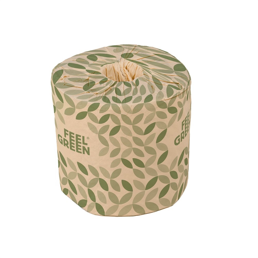 Garcia de Pou 48 Unités - Hygiénique 2 Plis Envoloppé Individuel 'Feel Green' 2X17 G/M2 9 Cm (H) X 35 M Naturel Papier Recyclé