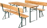 thumbnail of tectake Set da birreria 176cm con schienale - marrone - 402503