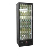 thumbnail of Barkühlschrank LUPO | 1x abschließbare Glastür + LED | 293 Liter, HxBxT 182x60x51,5cm | +2/+10°C | Schwarz | + CHEFGASTRO Geschirrtuch