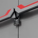 thumbnail of Keter Armadio Stilo Alto, 3 ripiani, 45 Kg di portata, Grigio, 68x39x173H cm