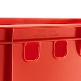 thumbnail of BURI Fleischkisten Kisten Eurobox lebensmittelecht - HDPE Metzgerkiste Box Lagerkiste E2 rot 3 Stück