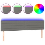 thumbnail of vidaXL LED Kopfteil Dunkelgrau 180x5x78/88 cm Stoff