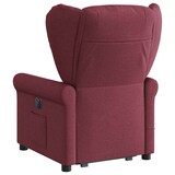 thumbnail of vidaXL Elektrischer Massagesessel mit Aufstehhilfe Weinrot Stoff