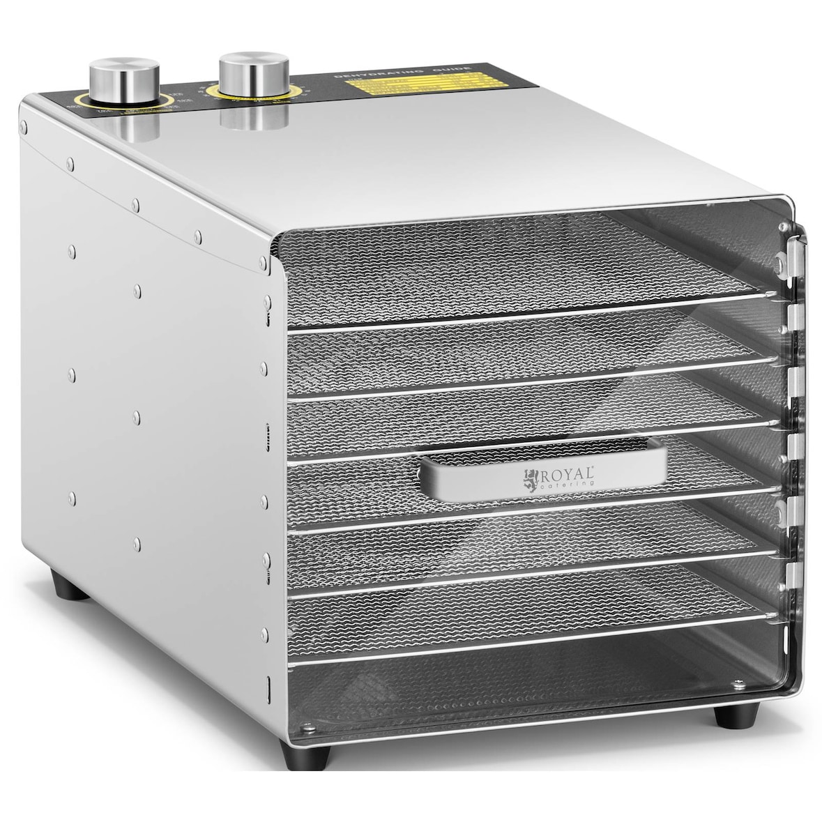 Royal Catering Essiccatore per alimenti professionale - 500 W - 6 ripiani