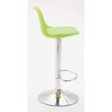 thumbnail of Conjunto de 2 bancos de bar em plástico Kiel cromo/verde