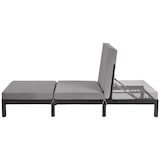 thumbnail of tectake Bain de soleil SOFIA 6 positions - noir - 402307