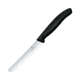 thumbnail of Faca de tomate serrilhada Victorinox 11cm preta
