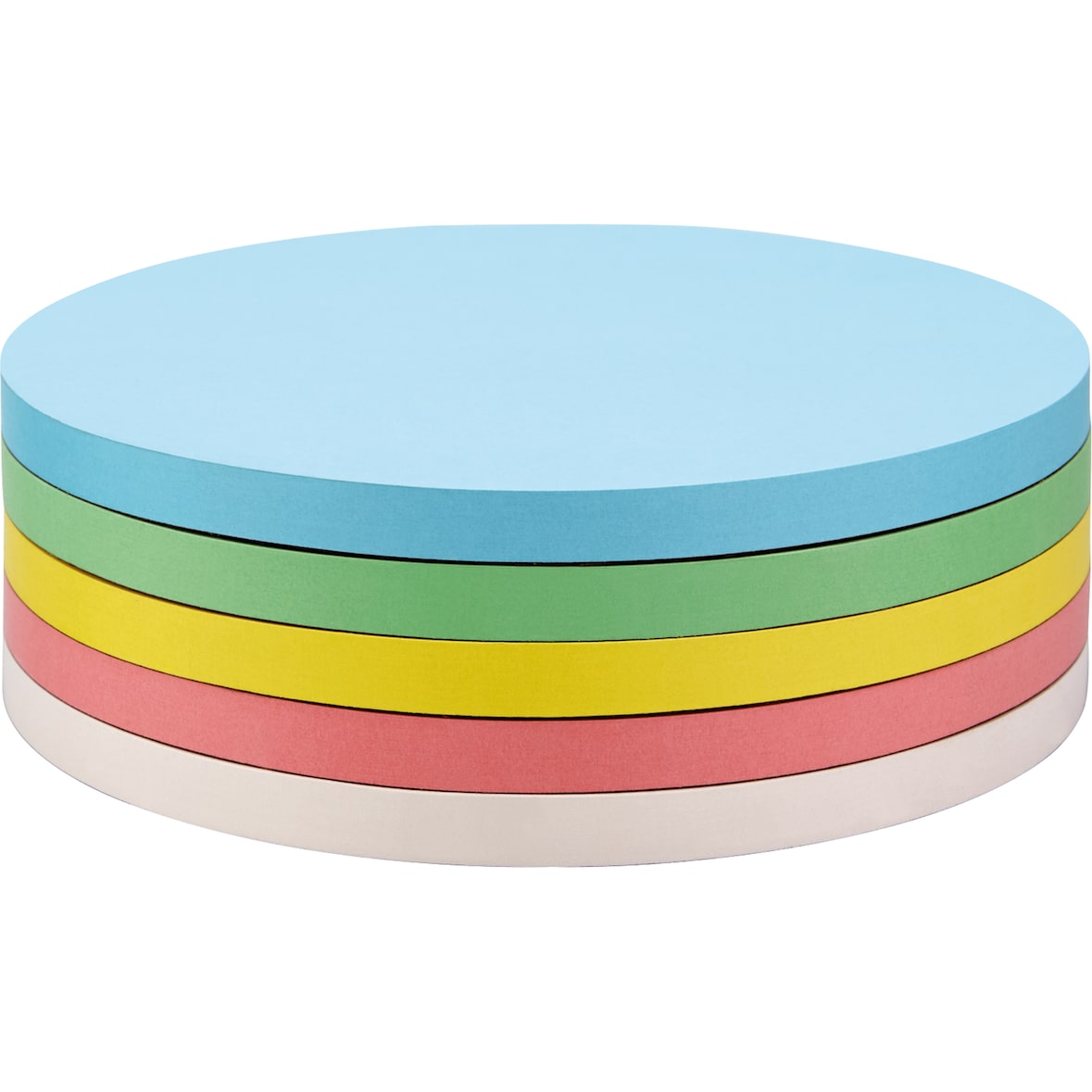 Moderationskarte 111151710 rund 140mm sortiert 500 Stück