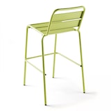 thumbnail of Chaise haute en métal vert