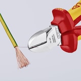 thumbnail of KNIPEX   Seitenschneider, 160mm, Schutzisoliert 1000V, Isoliert, VDE geprüft, Standard