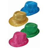 thumbnail of 6x Glitzer-Hut in verschiedenen Farben Größe 58