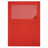 thumbnail of Exacompta - Réf. 50100E - Carton de 400 chemises à fenêtre Forever® 120 g/m²- dim 22 x 31 cm pour A4 - 10 couleurs