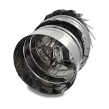 thumbnail of CAEXVEN Sombrerete Aspirador Giratorio 250 mm de diámetro en Acero Inoxidable - Serie Lisa y Helicoidal