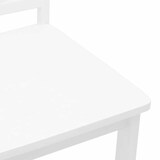 thumbnail of vidaXL Esszimmerstühle 2 Stk. Weiß Massivholz Gummibaum