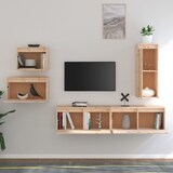 thumbnail of Muebles para TV 5 piezas madera maciza de pino