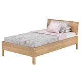 thumbnail of Metallfreies Einzelbett aus Buchenholz 120x200 mit wählbaren Zubehör V-60.93-12 ohne Zubehör